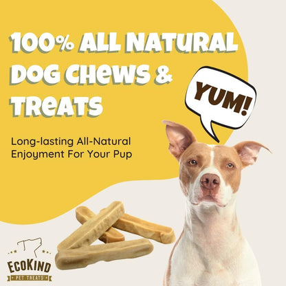 Bacon Flavor Gold Yak Chews for Large Dogs (1 lb to 5lb Bags)