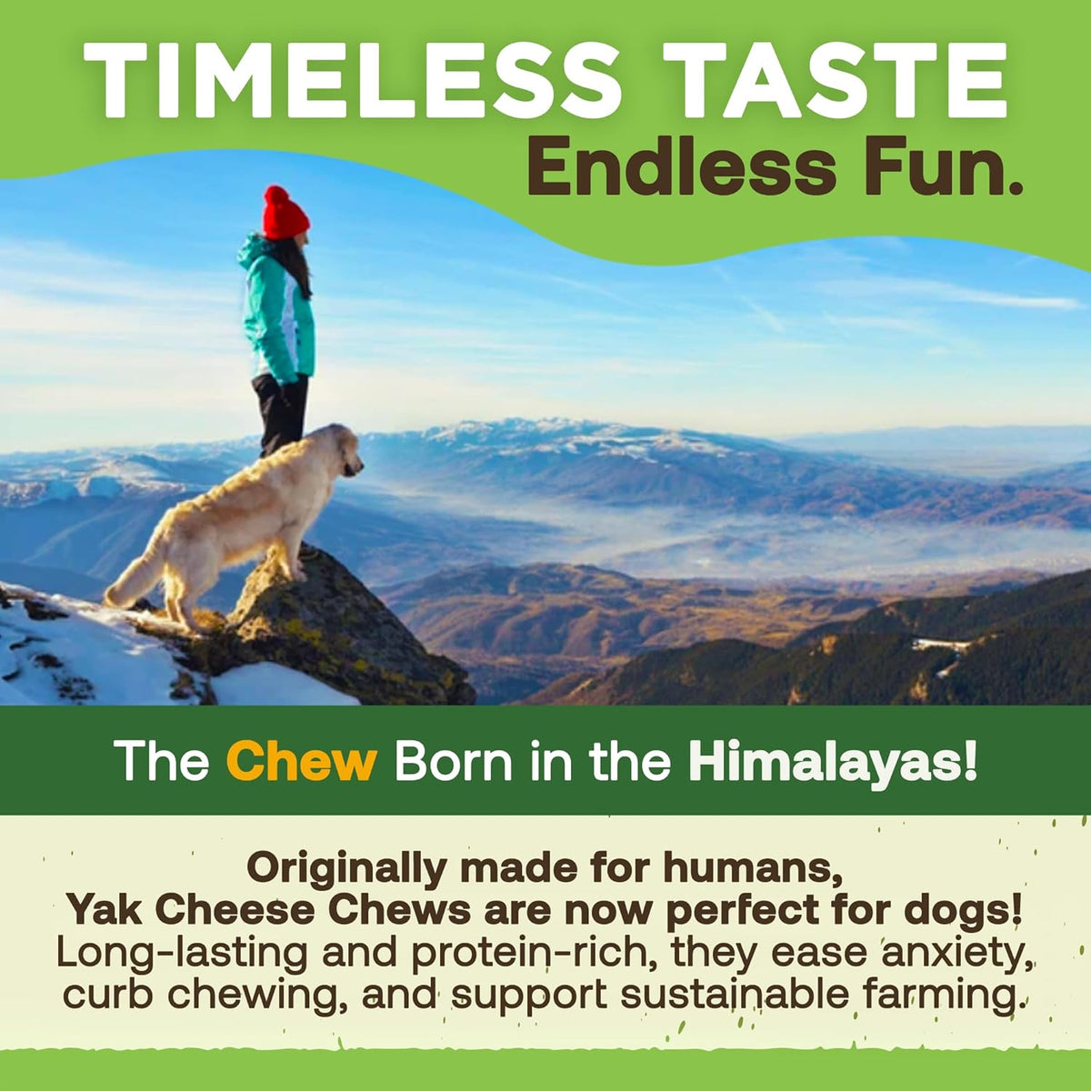 Gold Yak Chews for Small Dogs (4 - 75 sticks)